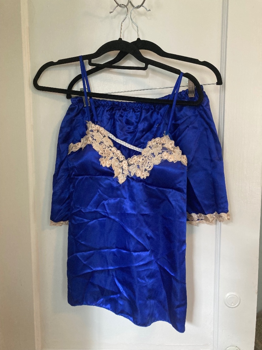 Five Piece Satin Pajama Set
